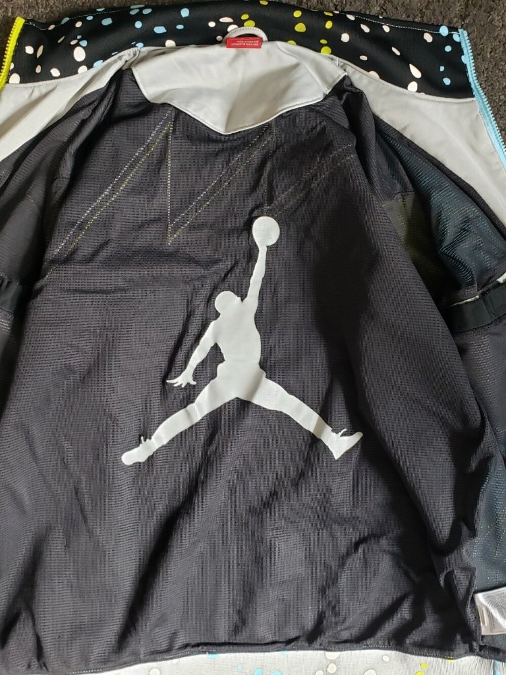 Jordan Full-Zip Track Jacket Multicolor Colorblock L 256116-010 - Picture 4 of 11